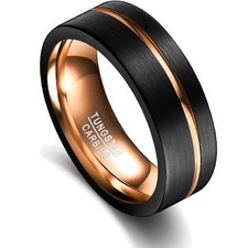 Wolframring Damen Herren 6mm