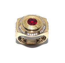 Herren Aufwendig 14ct Gelbgold