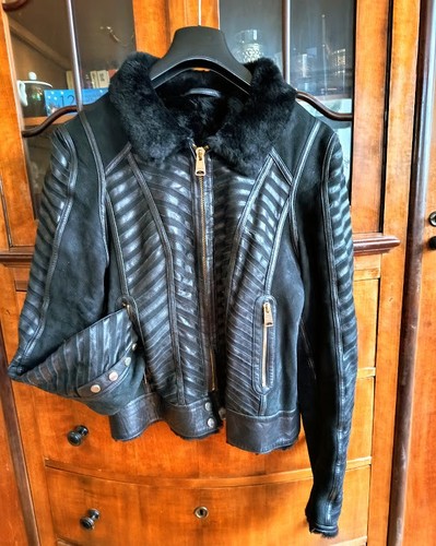 Punto shearling bikerjacke - bikerjacke, im