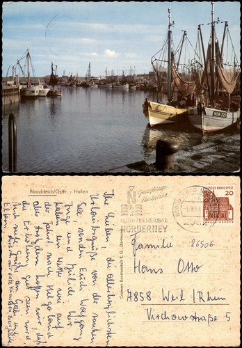 Ansichtskarte norddeich norden - ansichtskarte, norddeich-norden