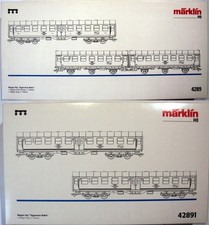Märklin H0 4289 und 42891 ☀️ 2 Wagen-Sets der Tegernsee-Bahn ☀️Neu + unbespielt✔