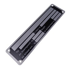 Typenschild neutral z.B. für