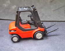 SIKU LINDE H30 Gabelstapler vintage Modellauto rot 1:55 selten ohne Ovp