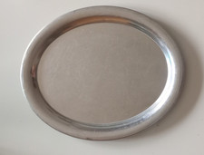 Tablett Serviertablett VDN Kaffeetablett Edelstahl oval 23x17,5 cm Gedeck 18/10