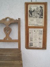 BP Tankstelle u. Kundendienst-Nachweist Köln 2 Papier-Werbngen alte Wand-Panele