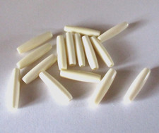 11 Stäbchen - Original Bones Perlen - gebohrt - Beads **