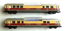 Minitrix N 3019 TEE Aussichtswagen 1. Kl. DB 2 Stück