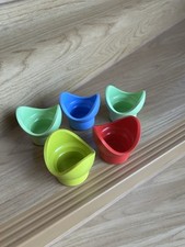 TUPPERWARE Eierbecher Frühstücksei Junge Welle Eierbecher 4er Set Neu