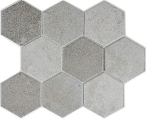 Mosaik fliese keramik - mosaik, grau