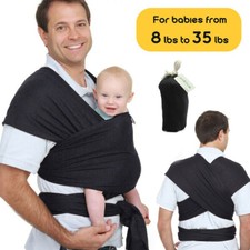 Babytragetuch mit Vordertasche Baby Wrap Carrier Tasche Babytrage Tragetuch DHL