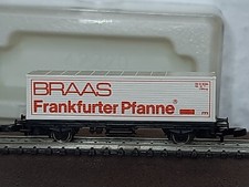 Märklin Spur Z SoMo 88710 Containerwagen "Braas - Frankfurter-Pfanne" mit OVP 