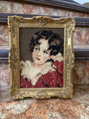 Vintage gobelin stickbild - vintage,