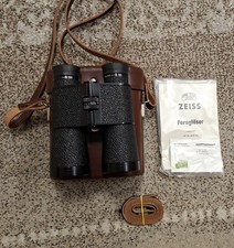 Fernglas Carl Zeiss Jena 10 x 40 B mc notarem Mit Original Leder Tasche 