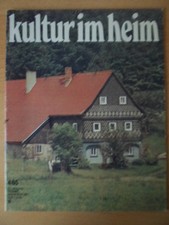 KULTUR IM HEIM 4/1985 * DDR-Journal für Wohnen Möbel Einrichtung Deko