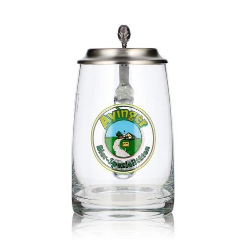 Ayinger bier glas krug - glas,