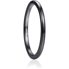 Komfortabler 2mm Wolframring