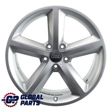Audi A4 B8 Silberne Alufelge 18" ET:47 8J Sternspeiche 8K0601025Q