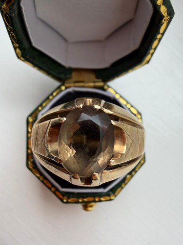 Rauchquarz schwerer ring kt - schwerer, 9