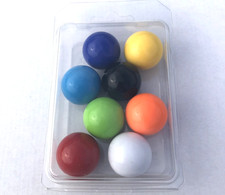 8 Boule Schweinchen Zielkugel 30mm Petanque Boccia in 8 Farben Zielkugeln PVC