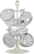 Bodum Becherbaum 6 Becher 0.34L Plastik BPA Frei mit Ständerhalter Bruchsicher