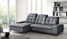 Moderne Eckgarnitur BERRY MINI  - Farbauswahl Eckcouch Couch Design Ecksofa