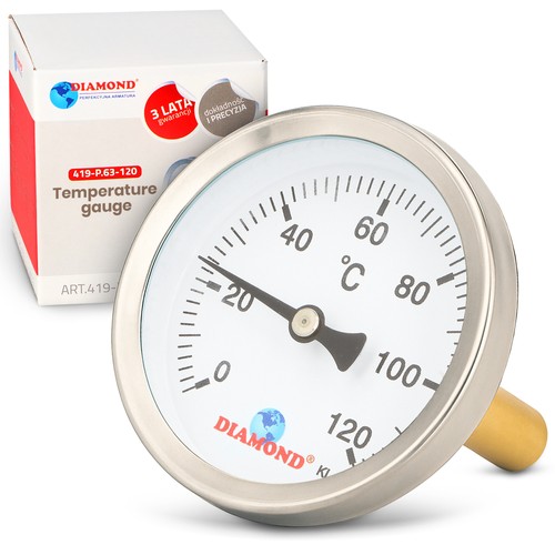 Bimetall thermometer 63 - bimetall, mm