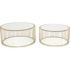 Design couchtisch wire - couchtisch, 2/set
