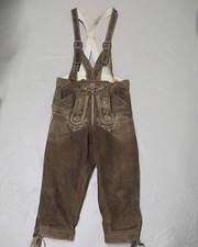 Trachten Lederhose Grösse 48 Herren Kniebund Wildbock P705
