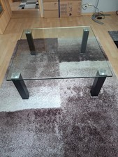  Umsonst, nur Abholung, Couchtisch glas 100x100, gebraucht