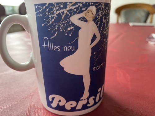 Porzellan tasse mit - porzellan, persil
