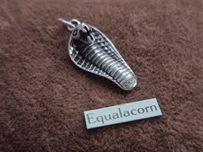 Cobra Snake Pendant Amulet 925