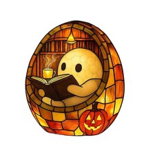 Ghost Reading Book Lampe