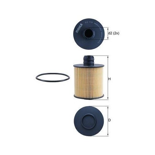 ölfilter mahle 779d für - Ölfilter,