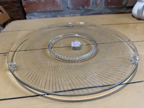 Tortenplatte glas 32cm - glas, 3