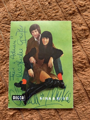 Autogramm autogrammkarte nina - autogramm,
