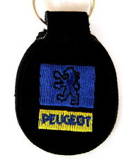 AUTO SCHLÜSSELANHÄNGER - PEUGEOT / auf Velours gesticktes LOGO (4045)