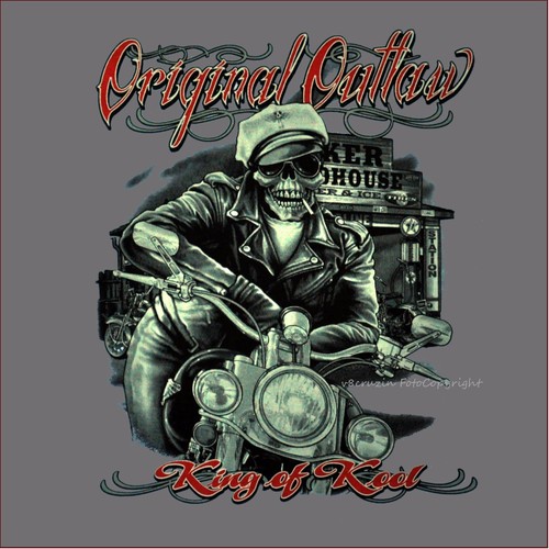 Shirt biker rocker motorbike - biker,