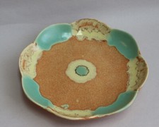 kleiner alter Keramik Teller/Schale V&B Villeroy&Boch, Echt Mettlach, ca 16.5 cm