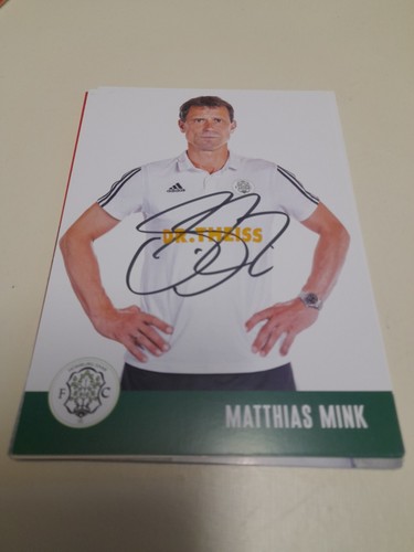 Signierte matthias mink fc - matthias,