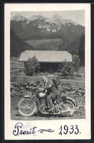 Motorrad puch mit kennzeichen - puch,