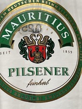 Bierglas "Mauritius Pilsner feinherb“ 0,25 l, von Sahm, aus Sammlung, gebr.