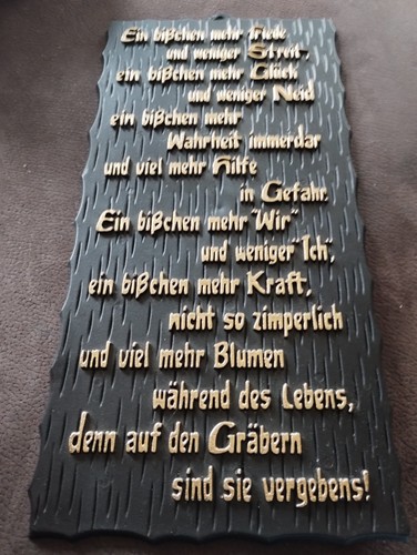 Wandbild mit spruch 31x16 - wandbild,