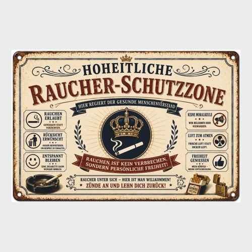 Blechschild hoheitlicher - blechschild,
