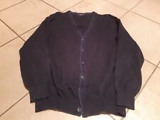 Strickjacke langarm Herren, V-Ausschn., Basic, Knöpfe, dkl. blau, Gr. L, Royal C