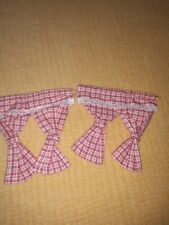 Puppenstube GARDINE SET  mit STANGE 12X12