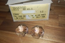 1 Vintage Swarovski Octagon Oktagon crystal 8015 50mm 1-loch Kronleuchter Lüster