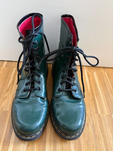 Martens leder stiefel - dr.,