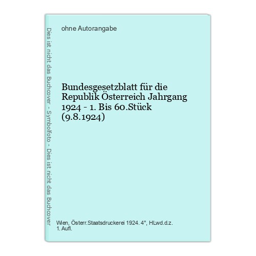 Bundesgesetzblatt für die