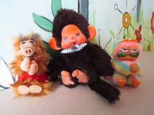 Kultige Stofftiere der 80er-Jahre, Monchichi, Alf und Garfield, top!