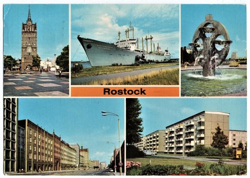 Alte rostock mehrbild - ak,